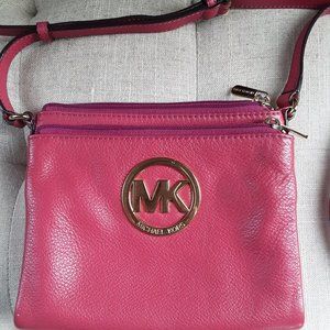 Michael Kors Crossbody Fulton Fushia